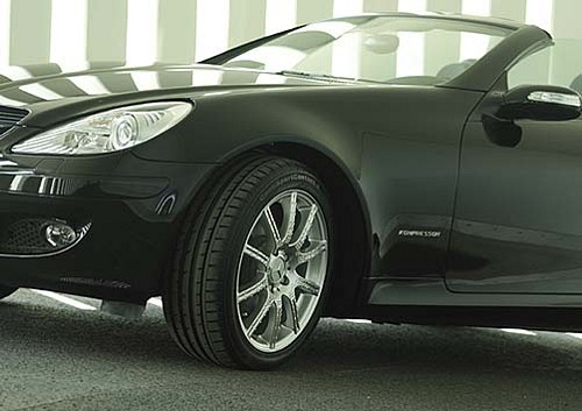 SLK 200 Kompressor z kryształkami Swarovskiego