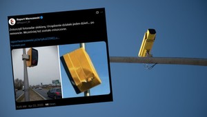 Jest film z niszczenia fotoradaru z Warszawy. Wandal może ponieść konsekwencje