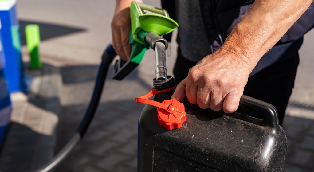 Tankowanie do kanistra