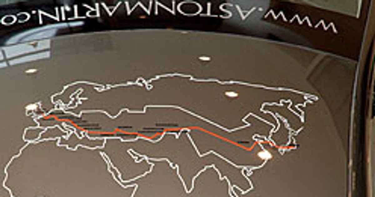 Aston Martin V8 Vantage – wyprawa Tokio-Londyn