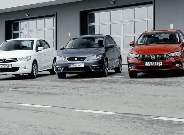 Fiat Tipo kontra Seat Toledo i Citroen C-Elysee - który sedan będzie lepszym wyborem