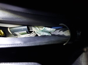 Zaskoczeni inspektorzy ITD, zaskoczeni policjanci. Kierowca chciał uniknąć kary