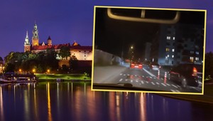 Transmitowali swój szaleńczy rajd po Krakowie. Omal nie doszło do tragedii [WIDEO]
