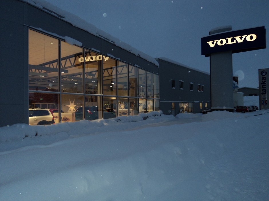 Volvo na kole podbiegunowym