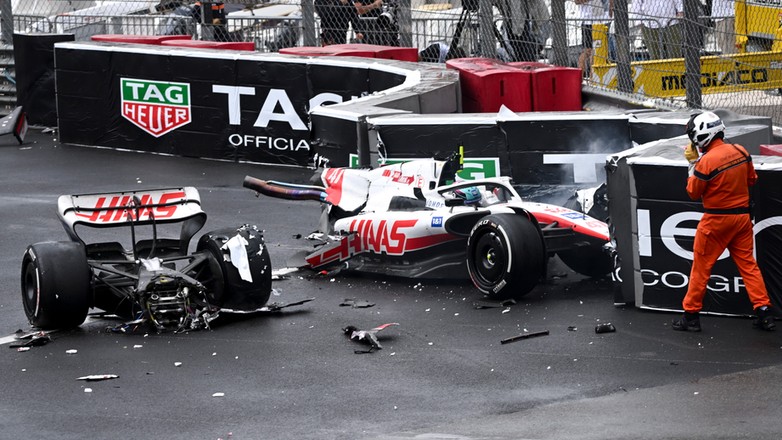 Grand Prix Monaco: Haas rozpołowiony przez Schumachera