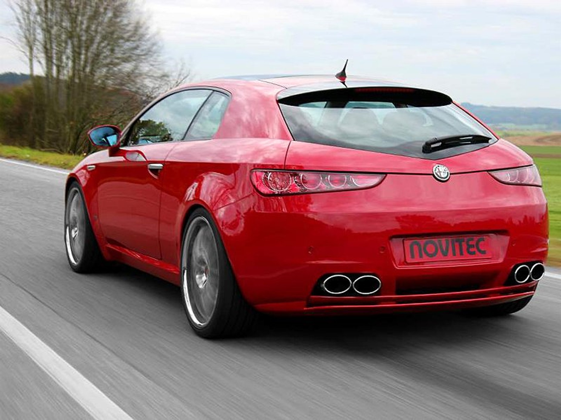 Novitec Alfa Brera 2,4 JTD: czerwona piękność