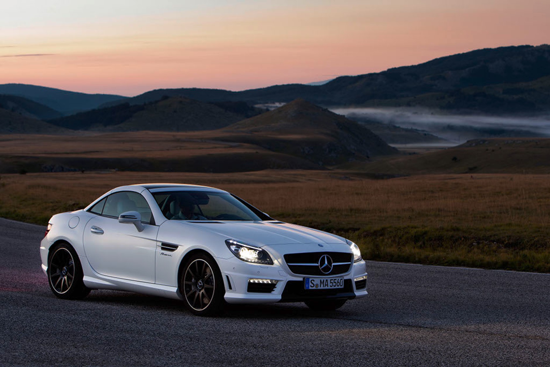 Mercedes SLK 55 AMG: mocny zawodnik