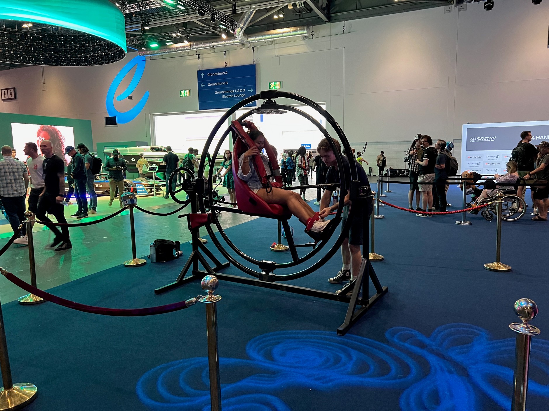 Wyścigi Formuły E na torze ExCel w Londynie