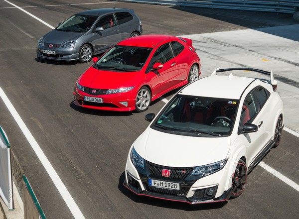 Honda Civic Type R - trzy pokolenia emocji