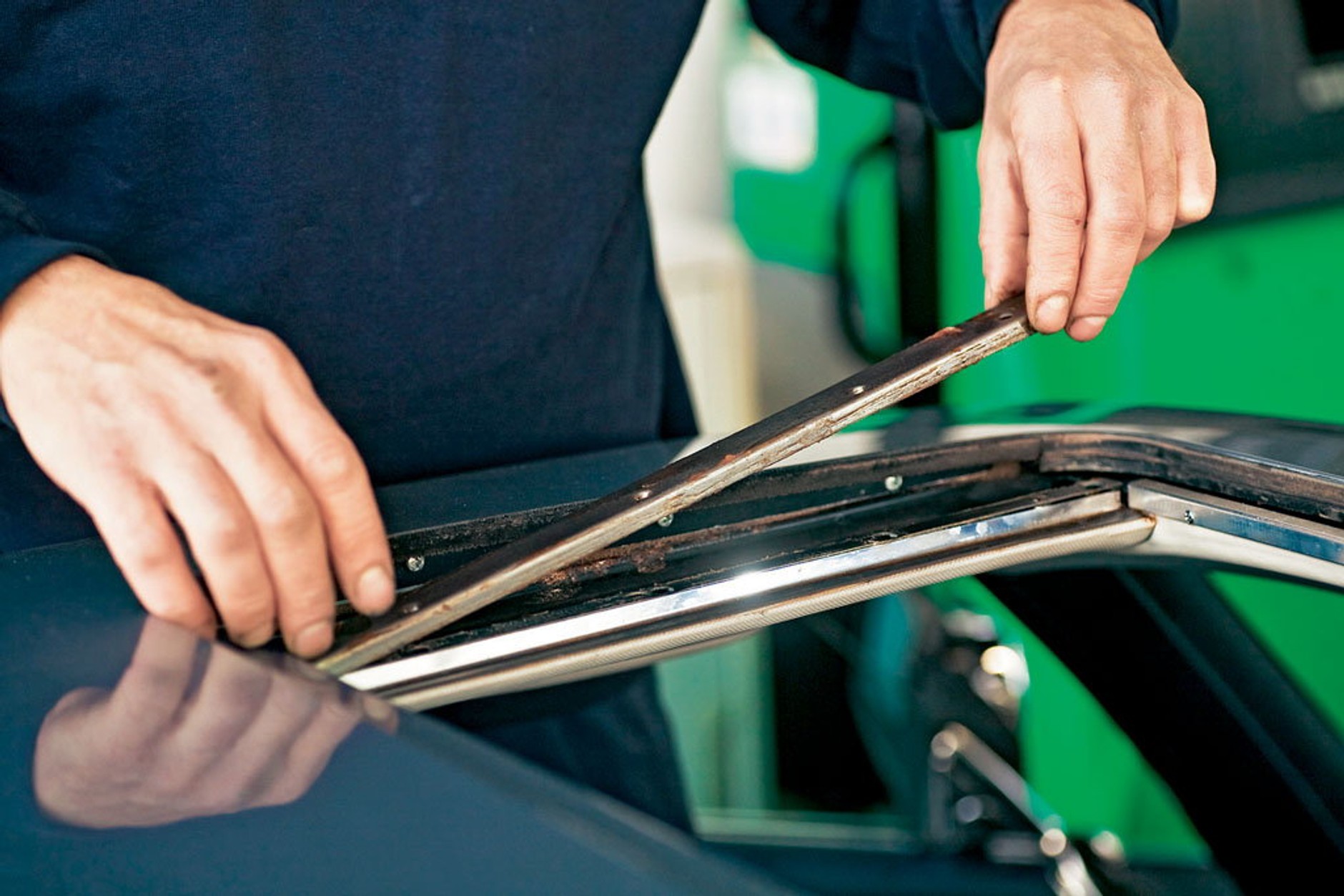 Konserwacja szyberdachu