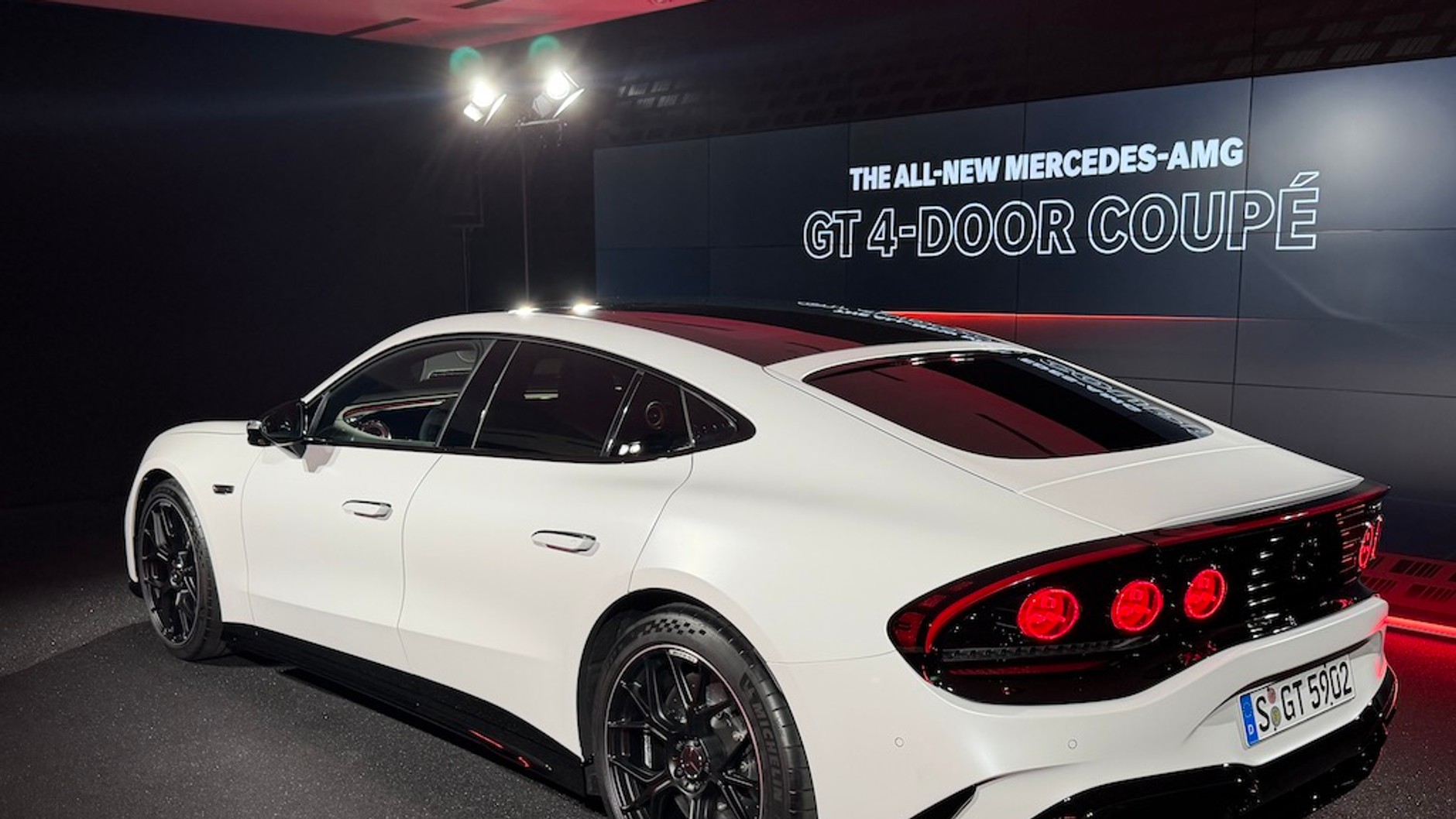 Nowy elektryczny Mercedes AMG GT 4-Door Coupe