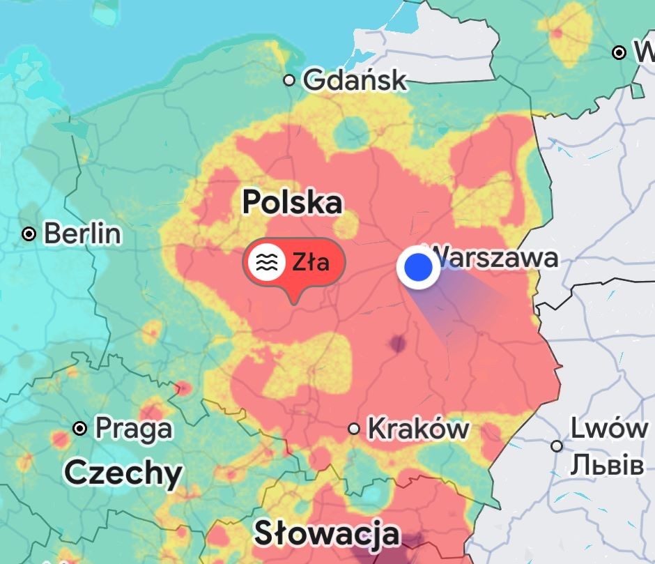 Aplikacja Google Maps (zdjęcie widoku ekranowego)