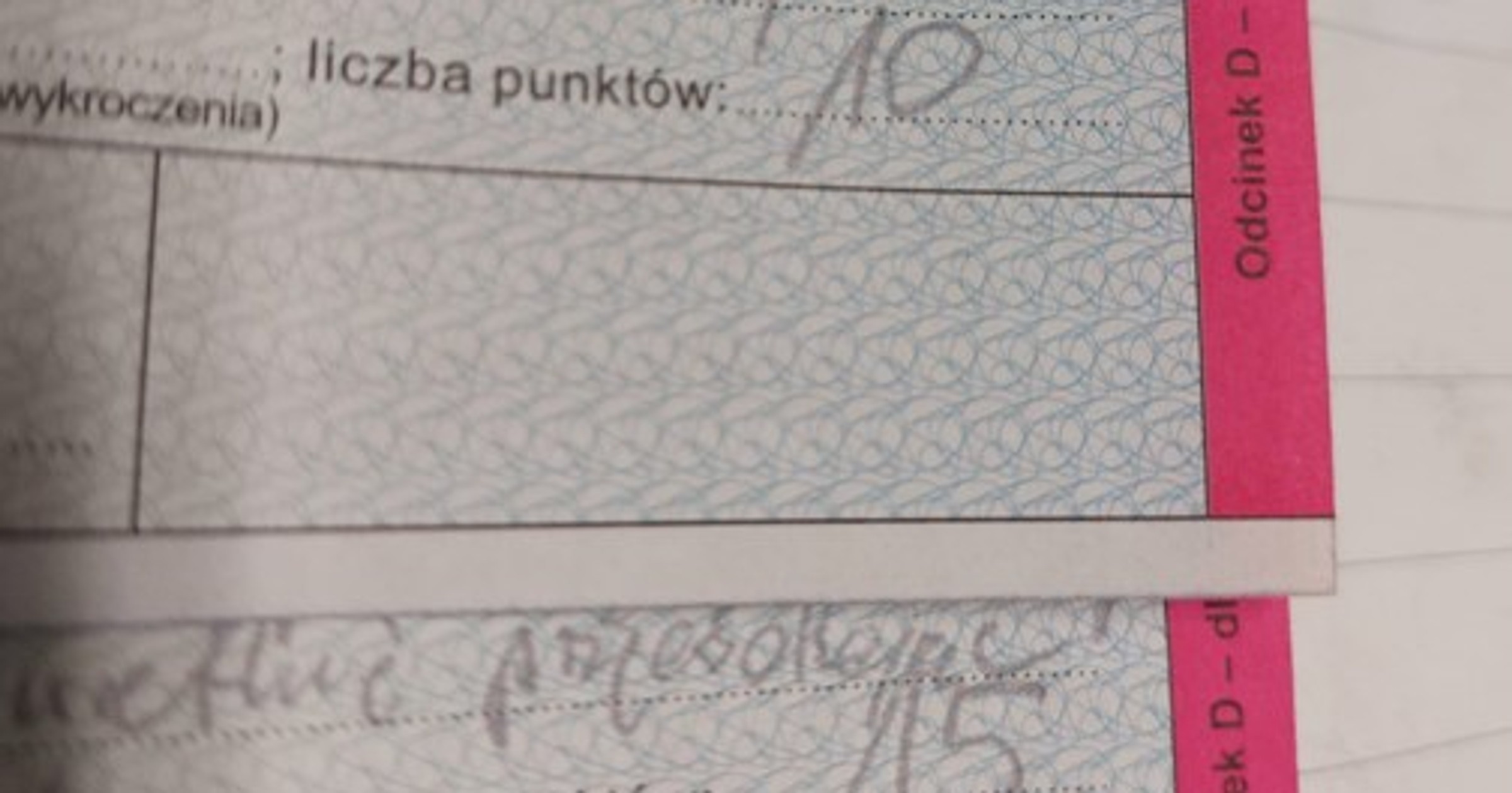 3 mandaty na łączną kwotę 1800 zł i 33 pkt. karne