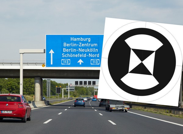  Nowy znak drogowy na niemieckich autostradach. Co oznacza czarno-biała klepsydra?