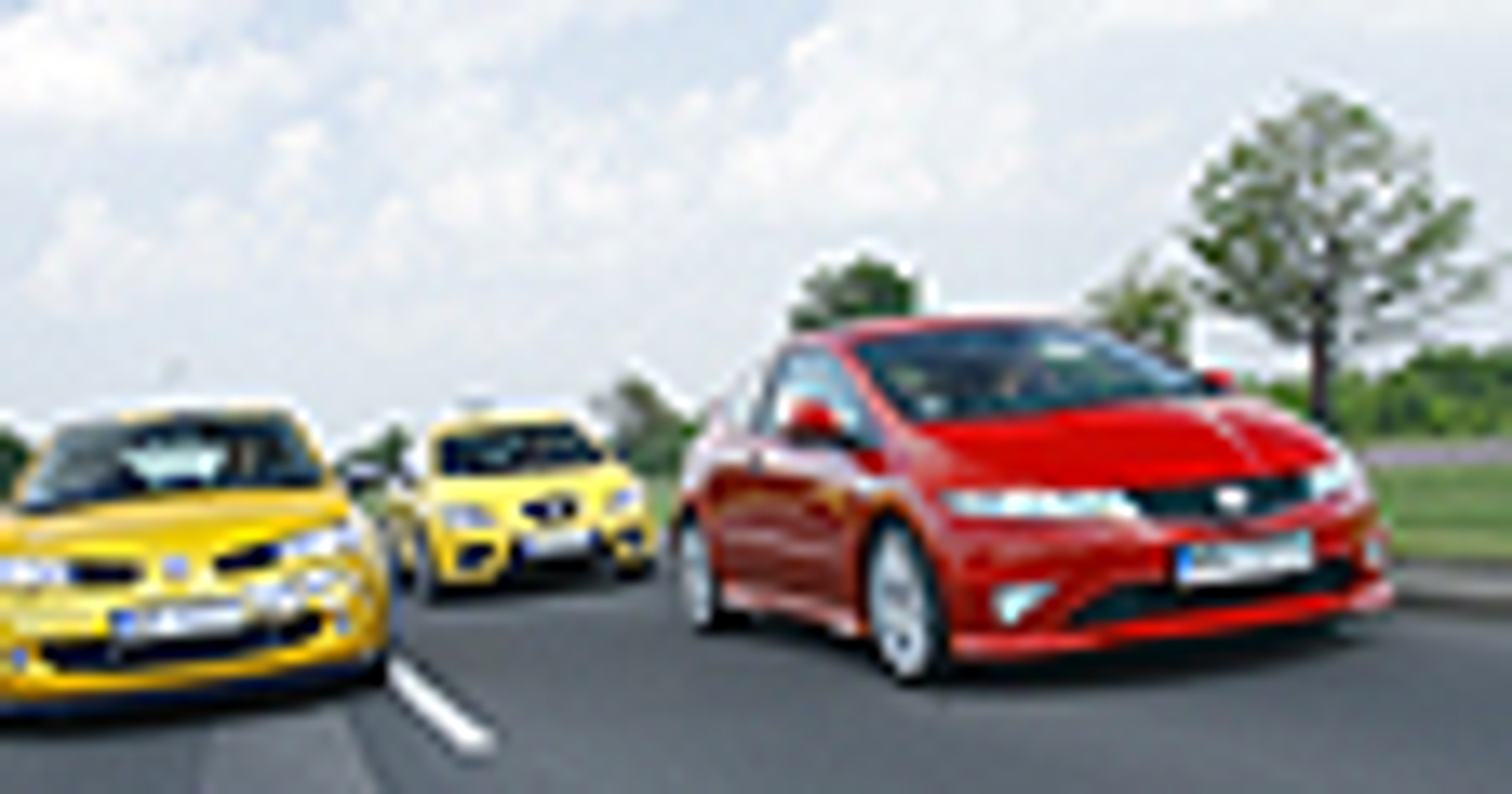 Megane F1 kontra Civic Type R i Leon Cupra - Kompaktowa klasa sportowa