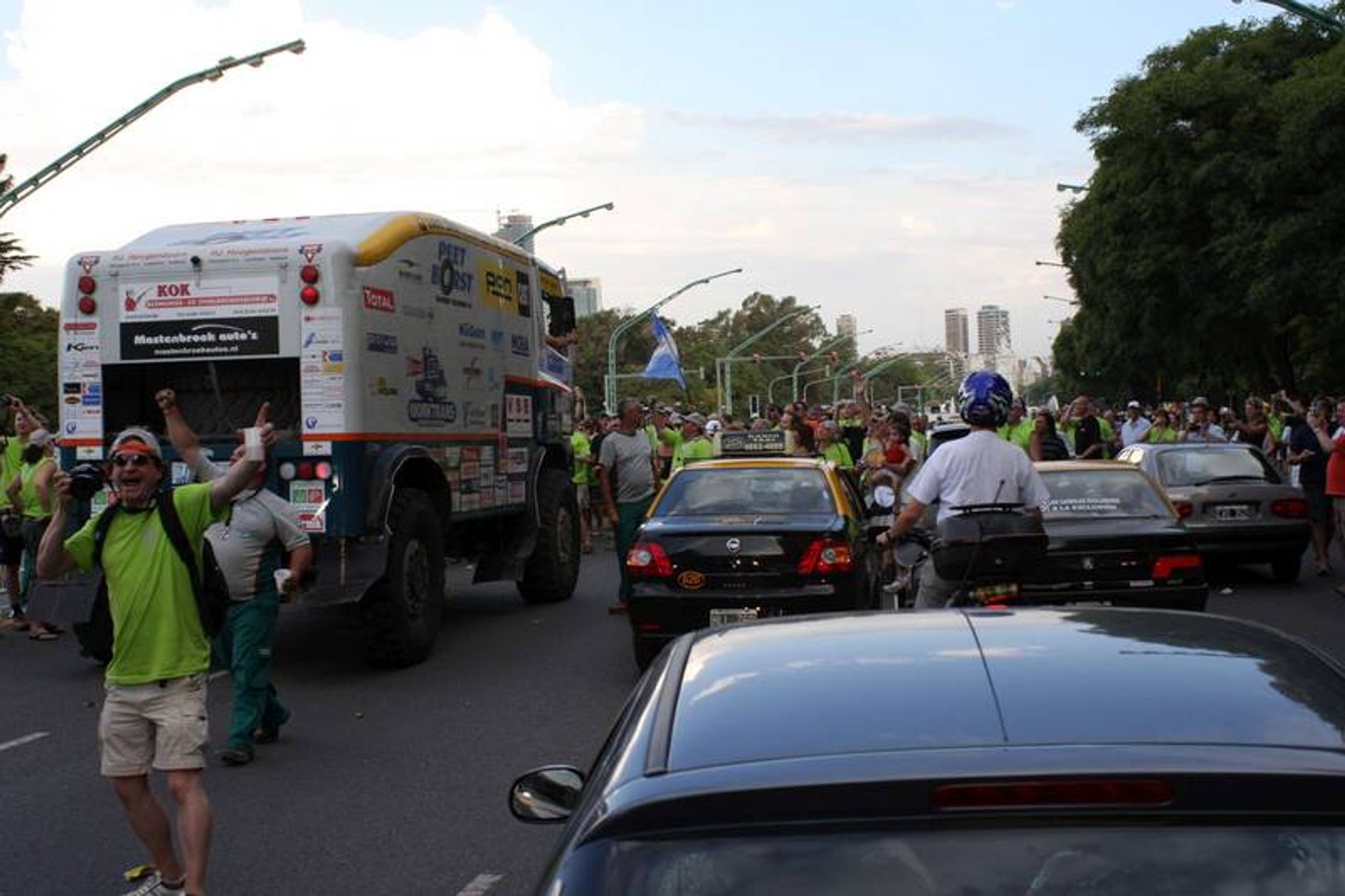 Rajd Dakar 2009: radość na mecie (fotogaleria 3.)