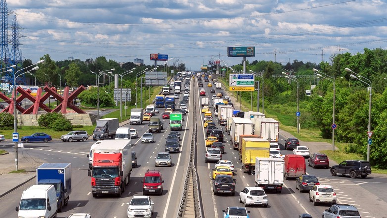 Moskwa w godzinach szczytu