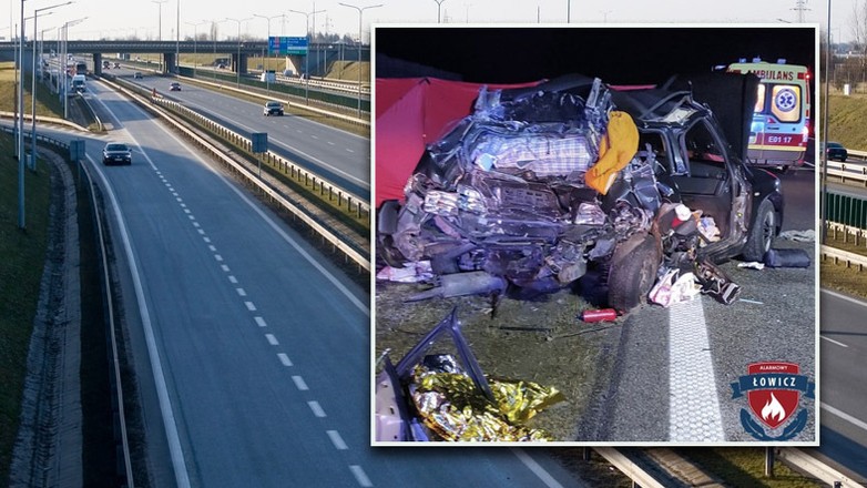 Tragiczny wypadek na A2