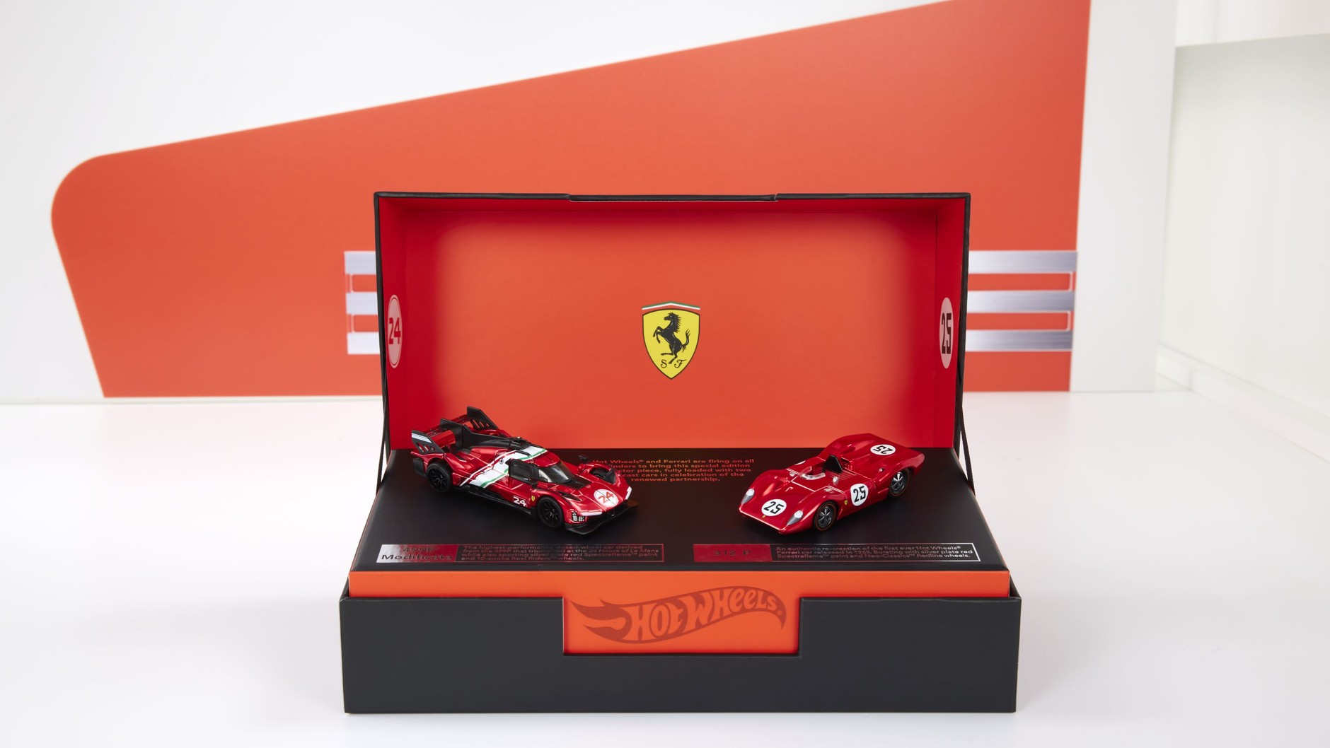 Ferrari 499P Modificata i 312 P (modele w skali marki Hot Wheels)