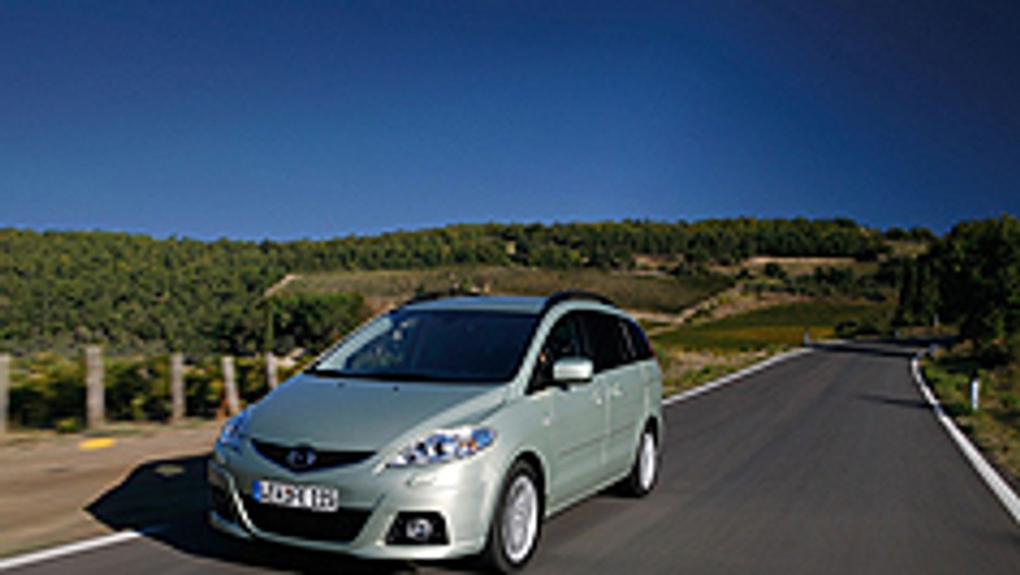 Mazda 5 po liftingu - Widoczny makijaż