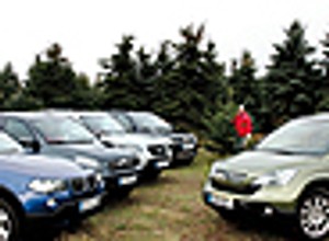 Chevrolet Captiva, Hyundai Santa Fe, Honda CR-V, Toyota RAV4, BMW X3 - Na ryby i na grzyby