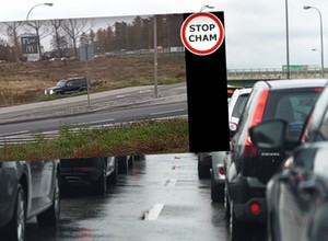 Pomylił drogę publiczną z torem offroadowym. Kierowcę poniosło
