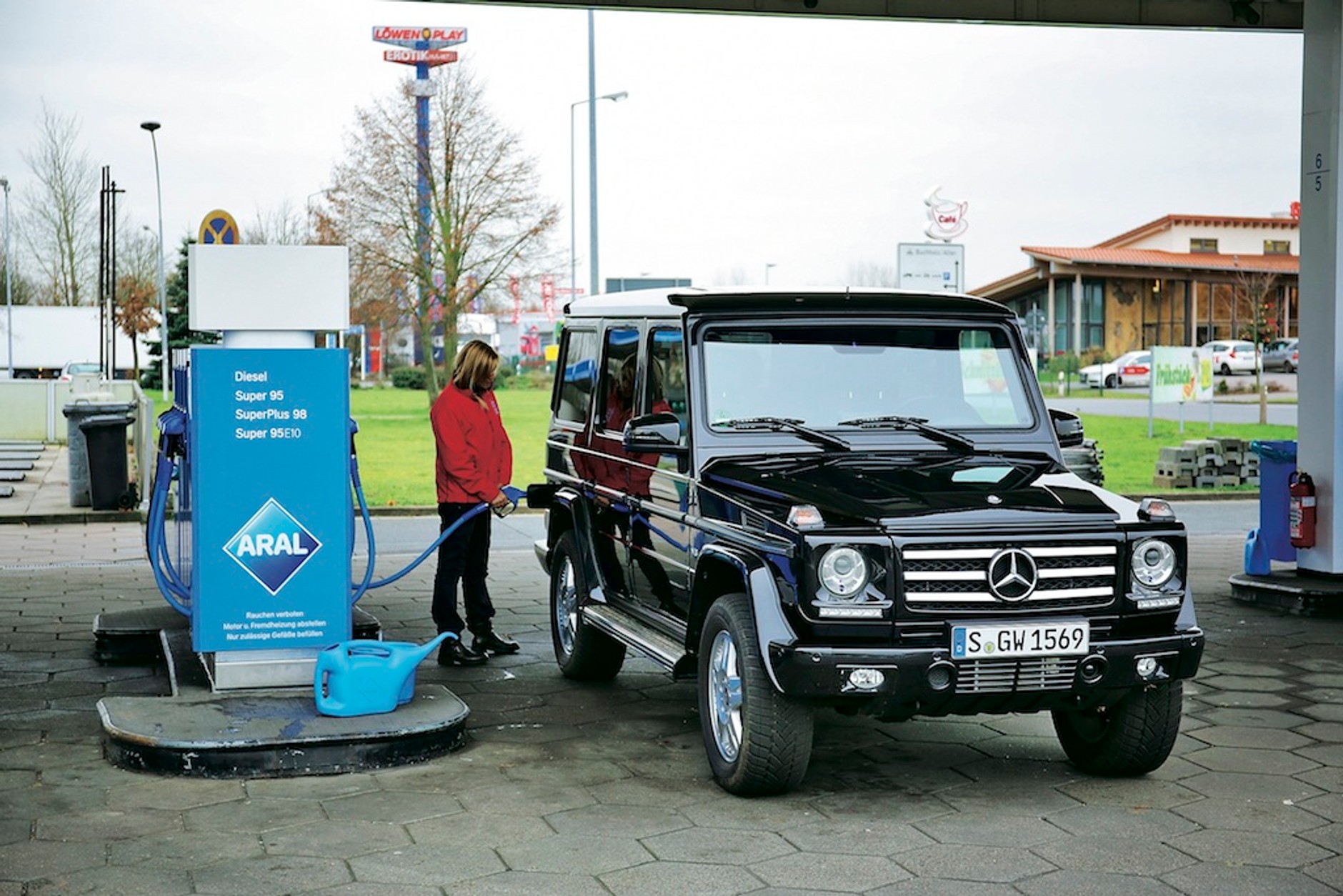 10 aut w teście spalania przy pełnym gazie
