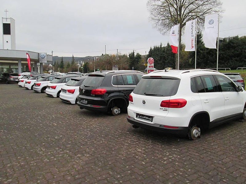 W Niemczech masowo kradną koła