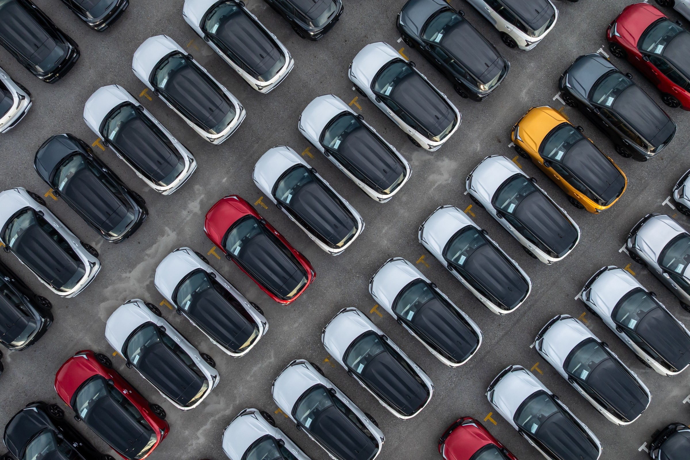 Rekordowy rok na rynku, ale tysiące nowych samochodów wciąż stoi na placach