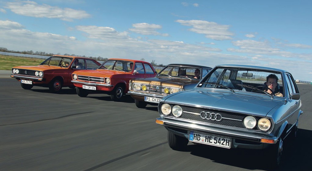 Klasa średnia lat 70. - Audi 80 kontra Volkswagen Passat, Opel Ascona i Ford Taunus