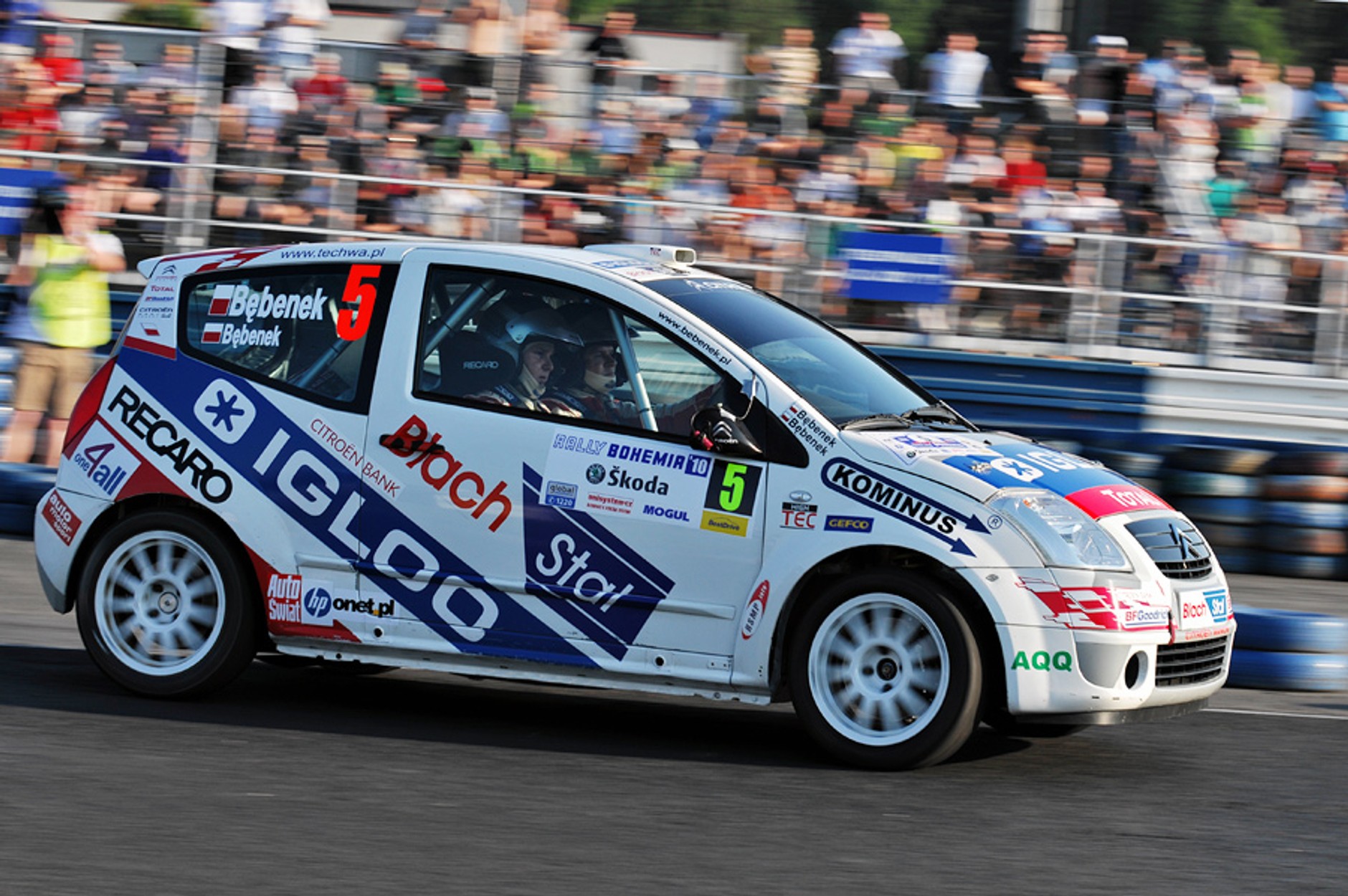 Rajd Bohemia 2010: duet Bębenków znów najlepszy w Citroën Racing Trophy