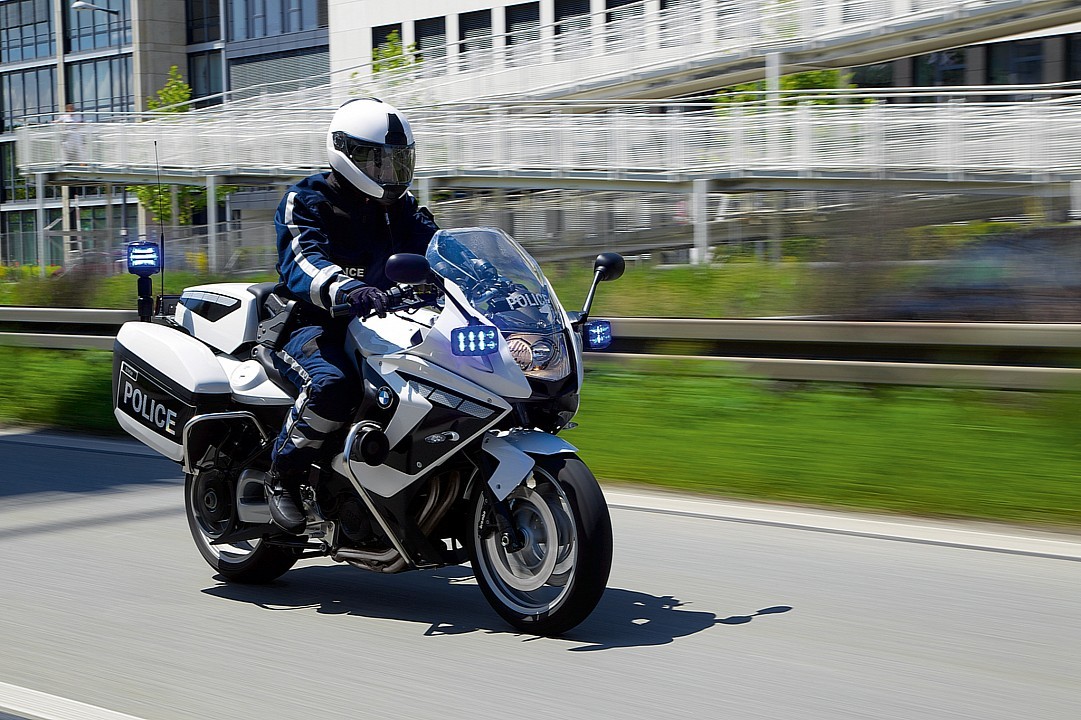 Policyjny motocykl BMW