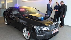 Kosmiczna Skoda Octavia bronią belgijskiej policji