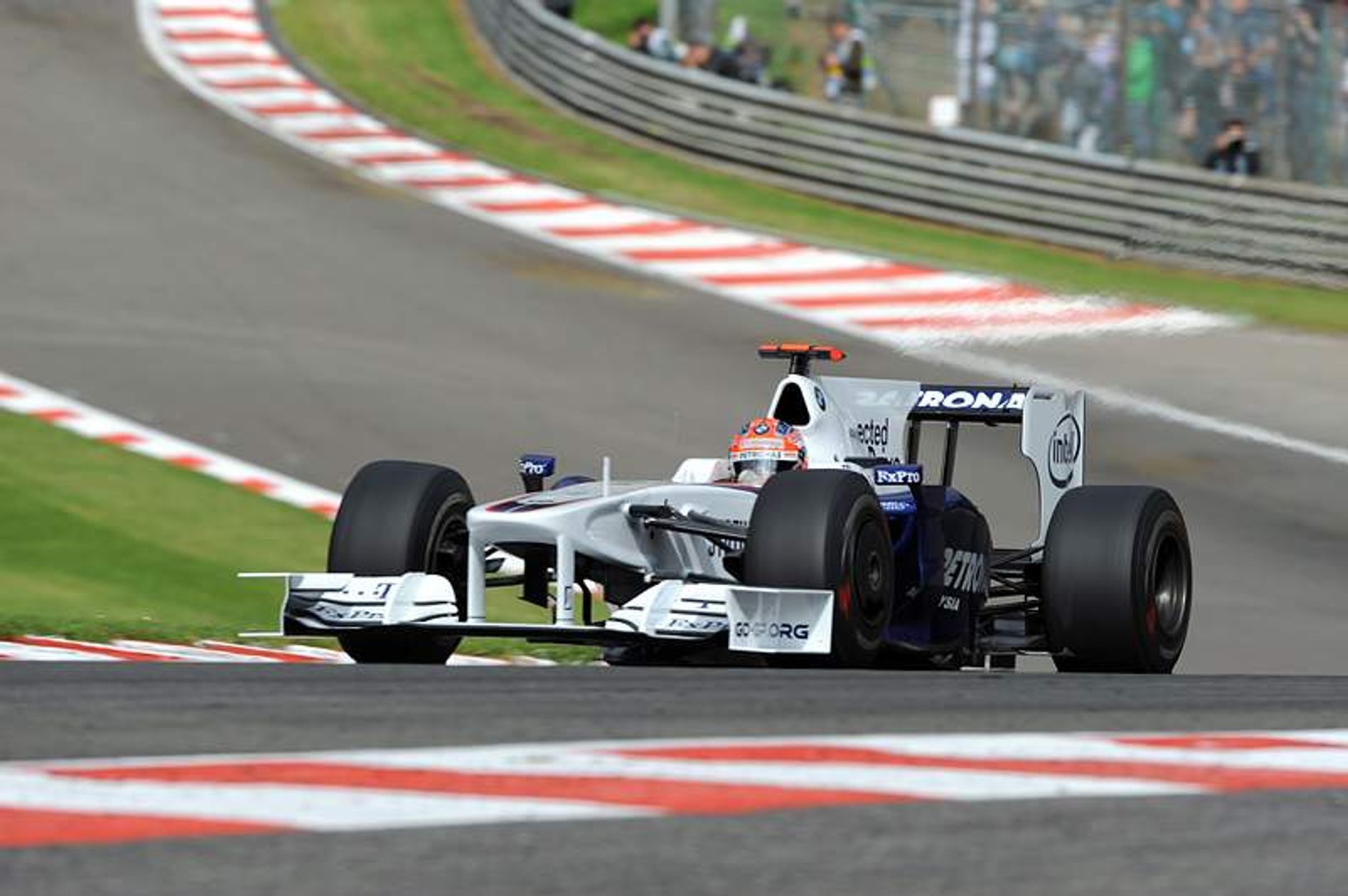 Grand Prix Belgii 2009: dwie gwiazdy wyścigu - Raikkonen i Fisichella (fotogaleria)