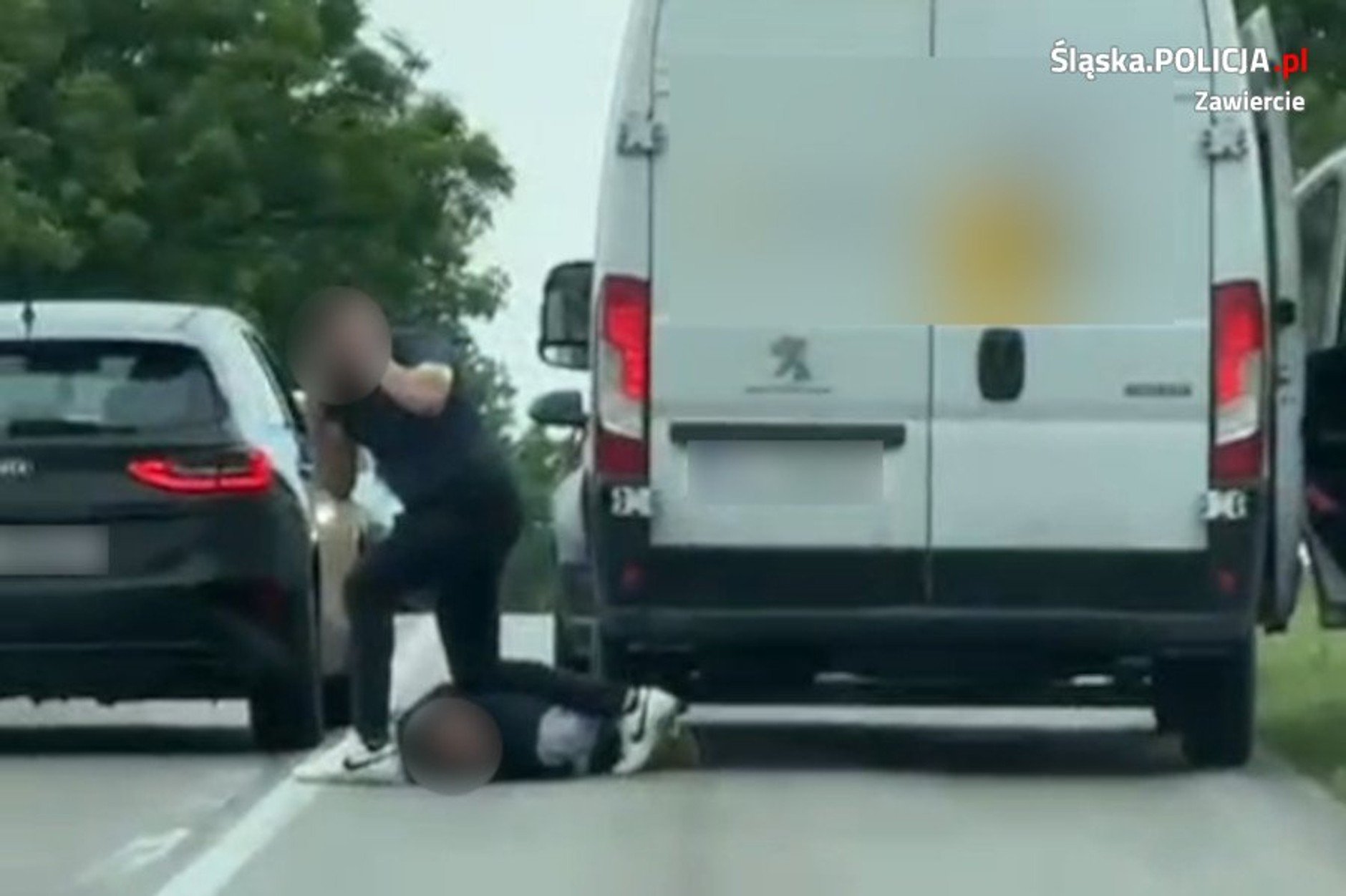 Złodziej auta złapany na gorącym uczynku