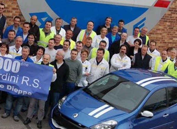 Pierwszy rekord Renault Clio Gordini RS