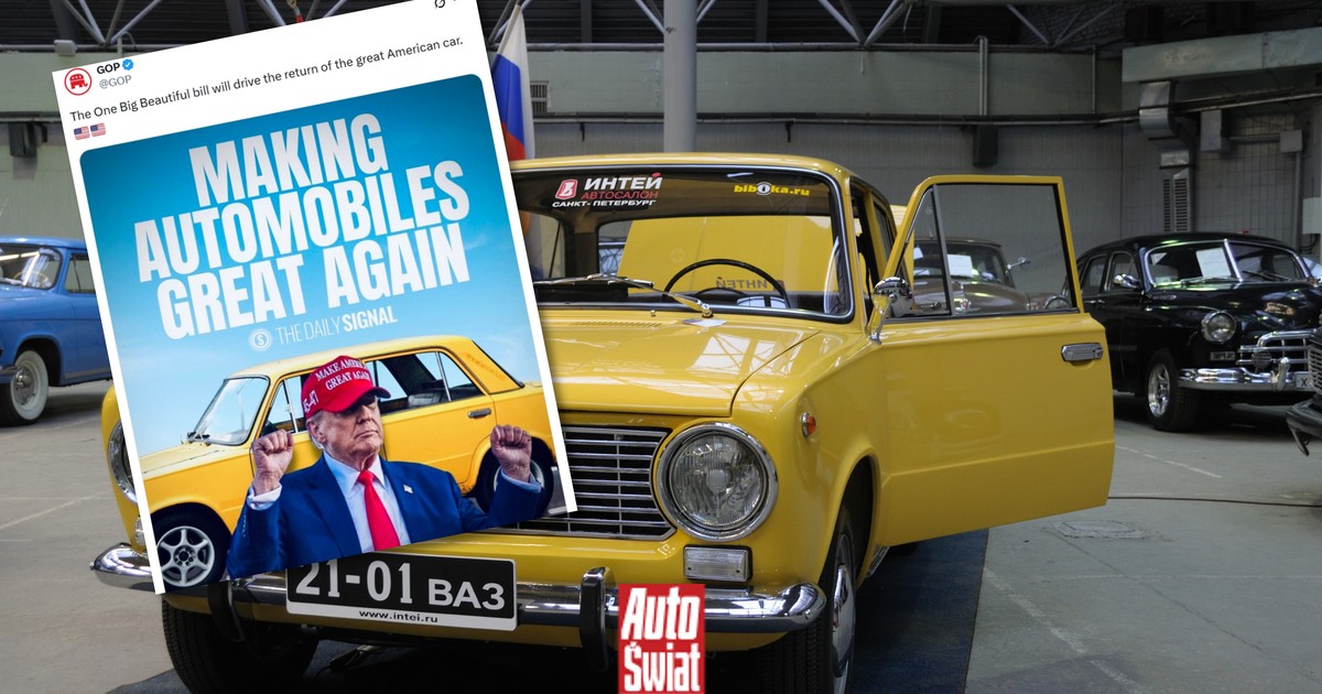 Donald Trump zaczął "promować" radziecką motoryzację? Tak, radziecką, a nie rosyjską