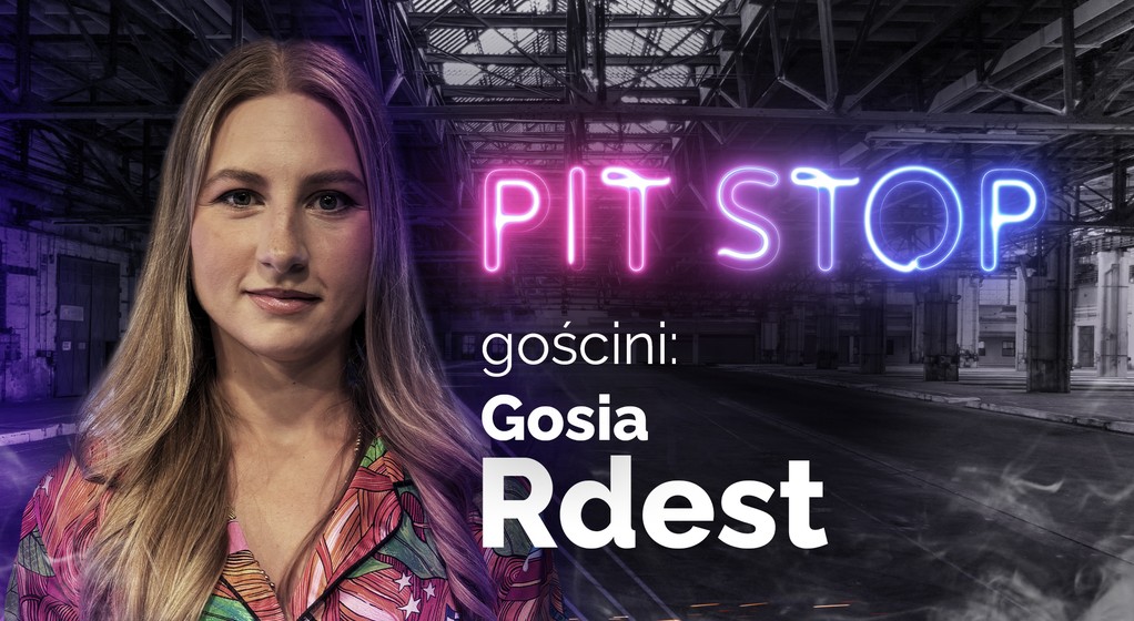 Gosia Rdest w programie Auto Świat Pit Stop