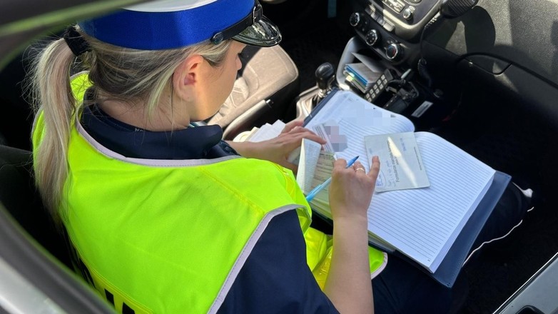 Kontrola policji w Raciborzu - akcja "Prędkość"