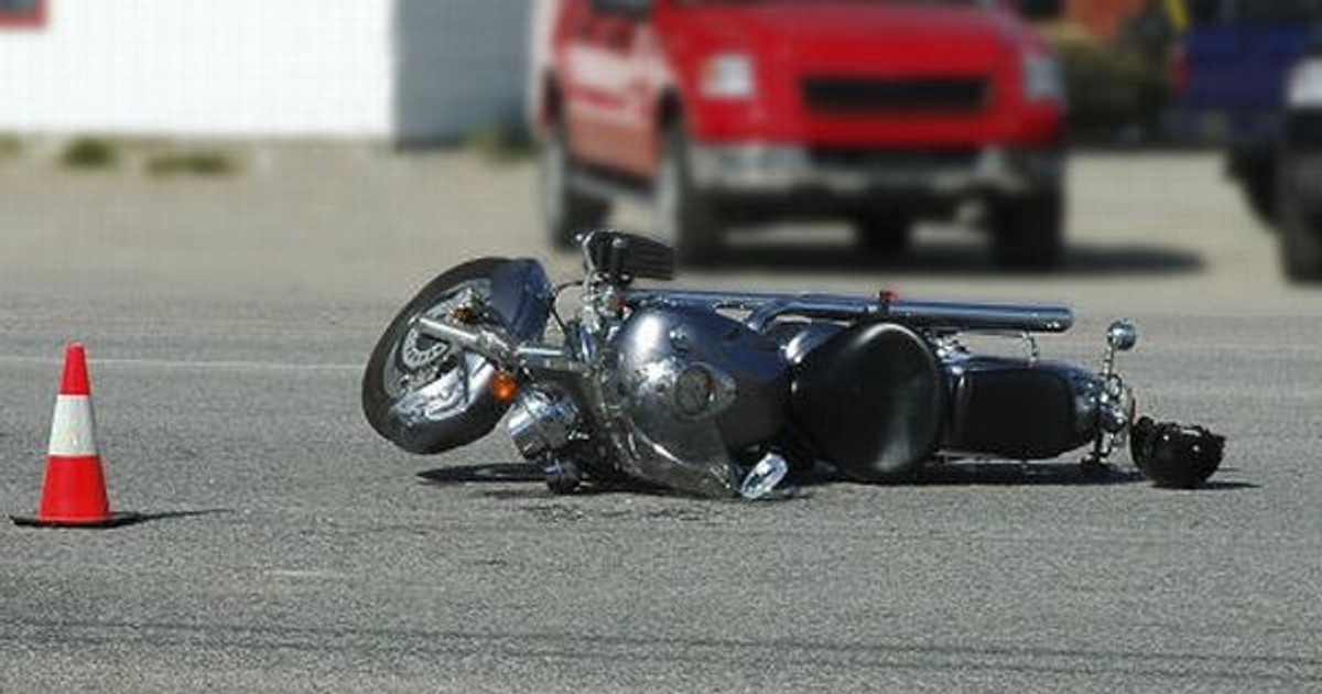 Wypadek na motocyklu