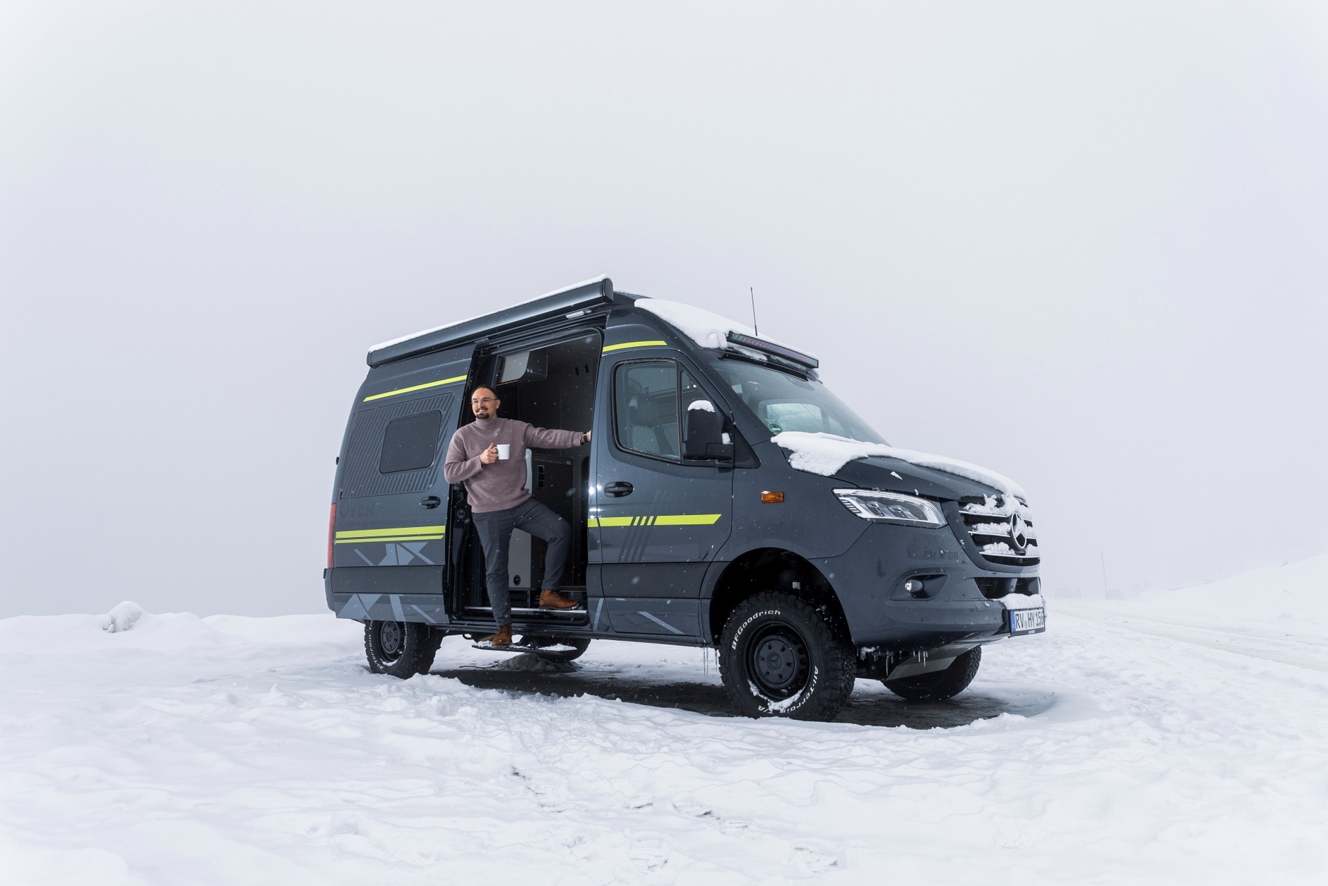 Zimowy test kampervana Hymer Grand Canyon S CrossOver