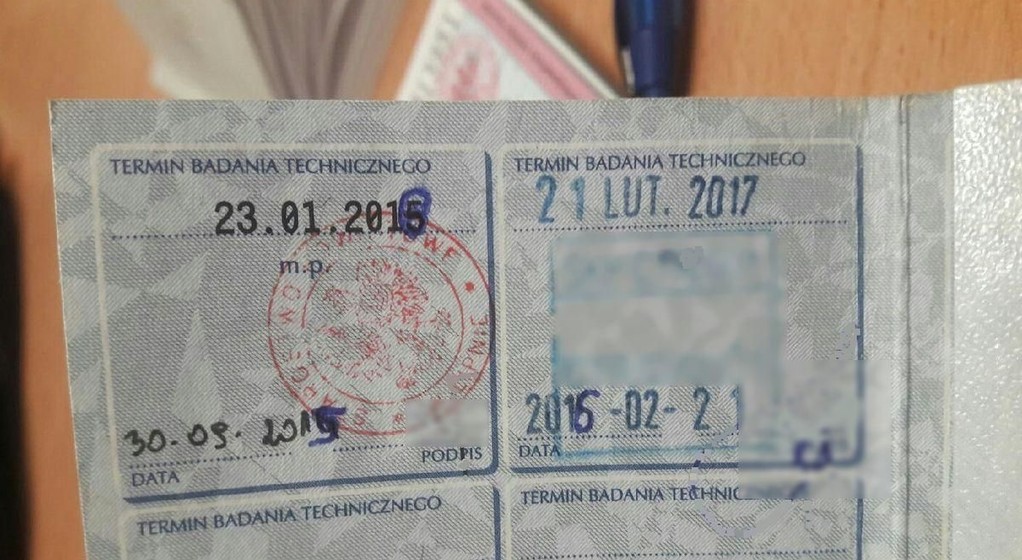 dowód rejestracyjny - fot. KPP w Lipnie