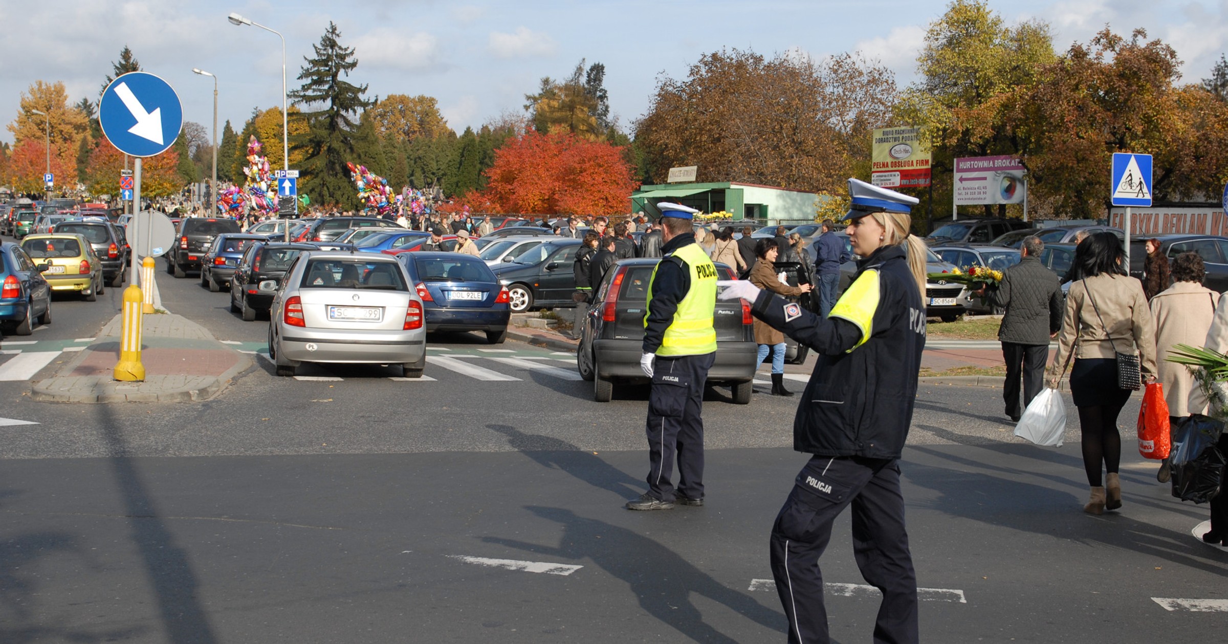 Kierowanie ruchem przez policję