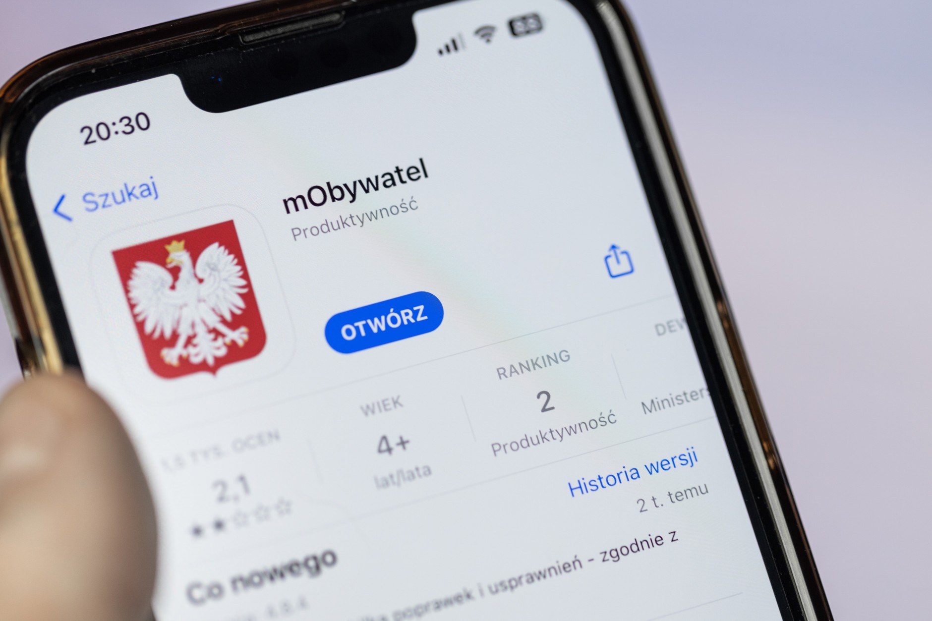 Aplikacja mObywatel