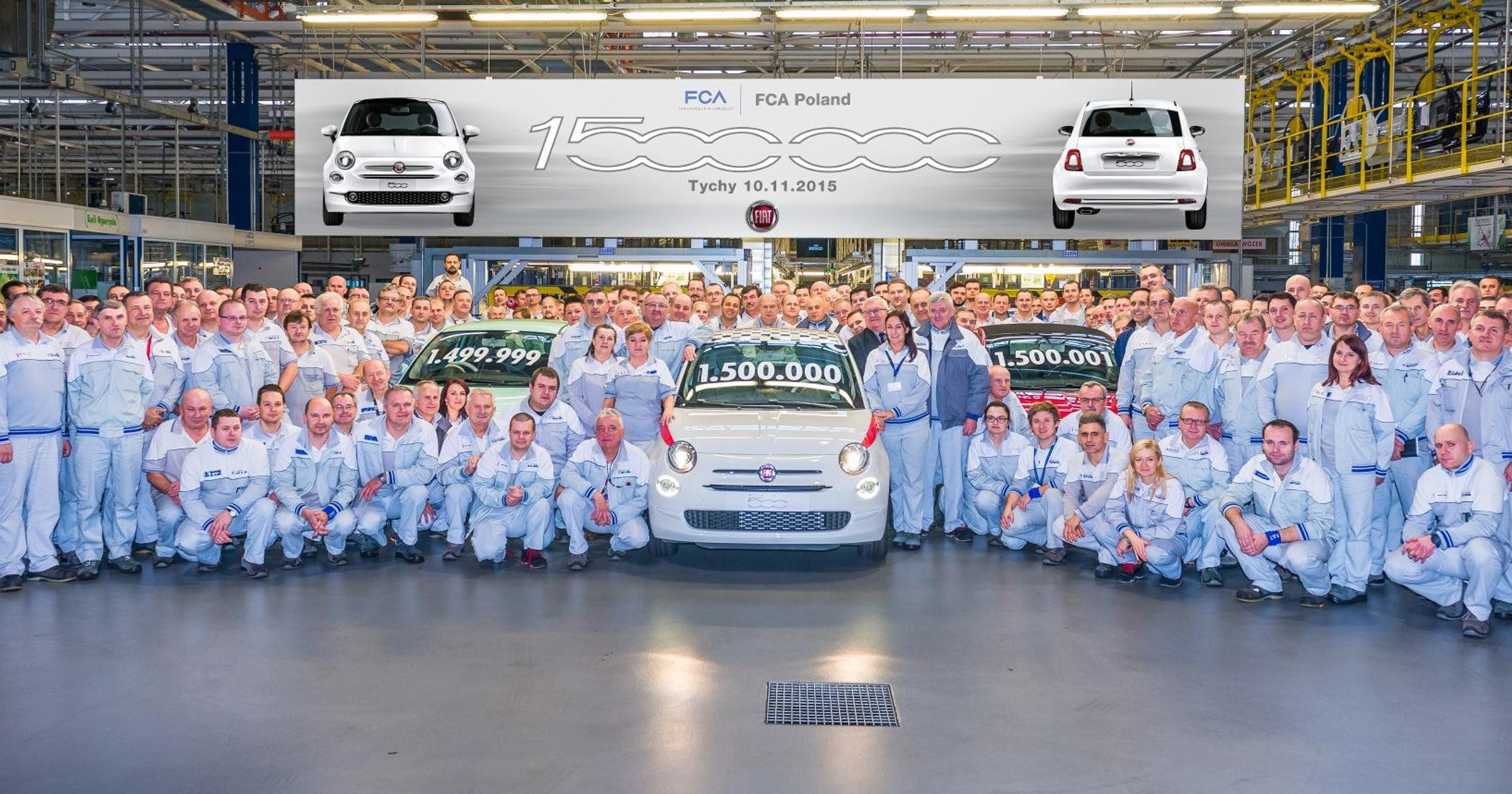 1 500 000 Fiatów 500 wyprodukowano w fabryce w Tychach