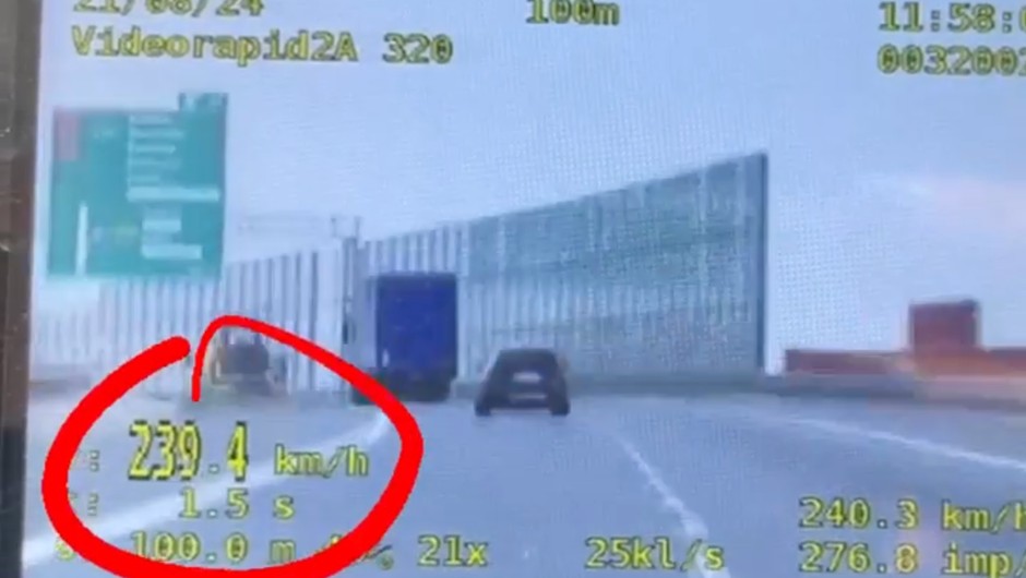 Jechał prawie 240 km/h po S12