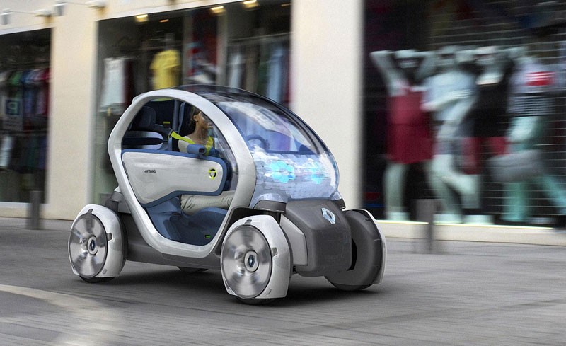 IAA Frankfurt 2009: Renault Twizy Z.E. - elektryczny skuter na czterech kołach
