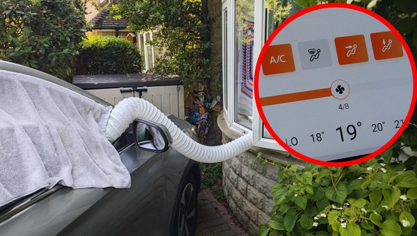 Czy da się schłodzić mieszkanie klimą z auta? Klimatyzacje samochodowe mają spory zapas wydajności.