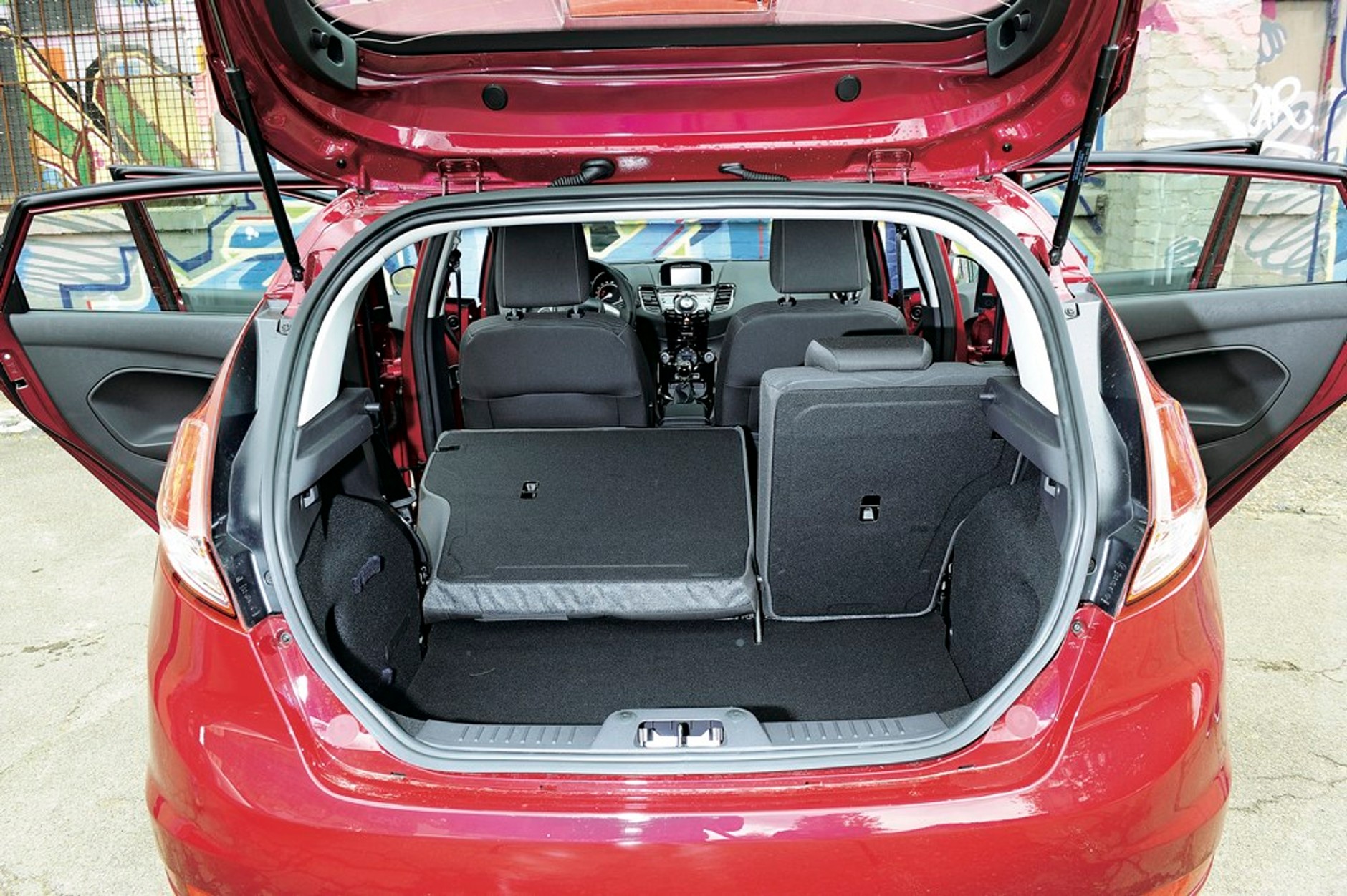 Ford Fiesta, bagażnik