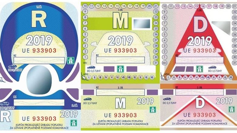 Czeskie winiety na 2019 rok